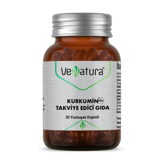 VeNatura Curcumin Supplement - 30 Soft Capsules, Anti-Inflammatory Support & Natural Wellness
