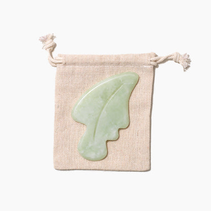 Gua Sha de jade natural