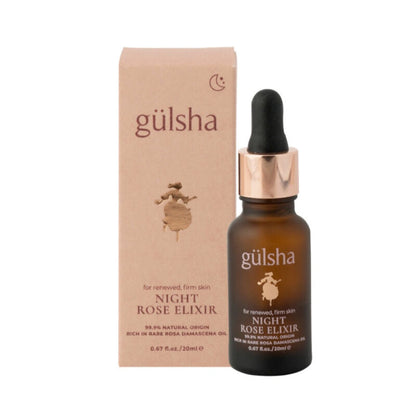 Ensemble de soins à la rose Gulsha avec eau de rose ultime et élixirs, 3 pièces