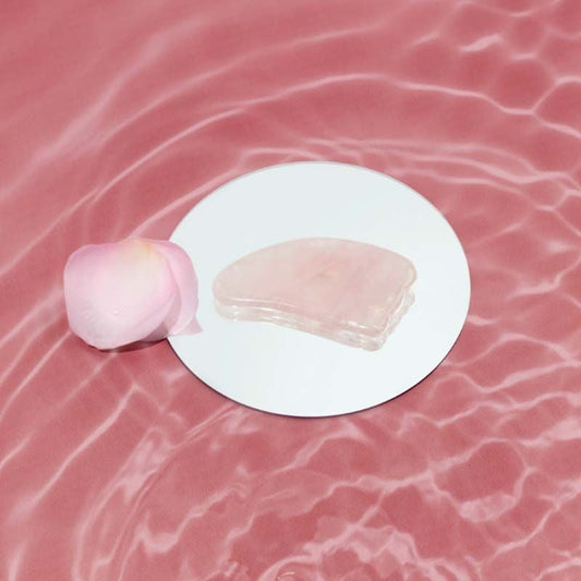 Gulsha Rose Quartz Facial Massage Plate