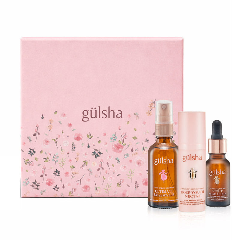 Gulsha Luxury Night Care Set for Radiant Skin 3-Piece Kit