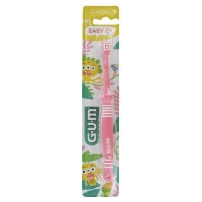 GUM Baby 0 Month+ 213 Soft Toothbrush Pink Baby Toothbrush Pasteur Pharmacy
