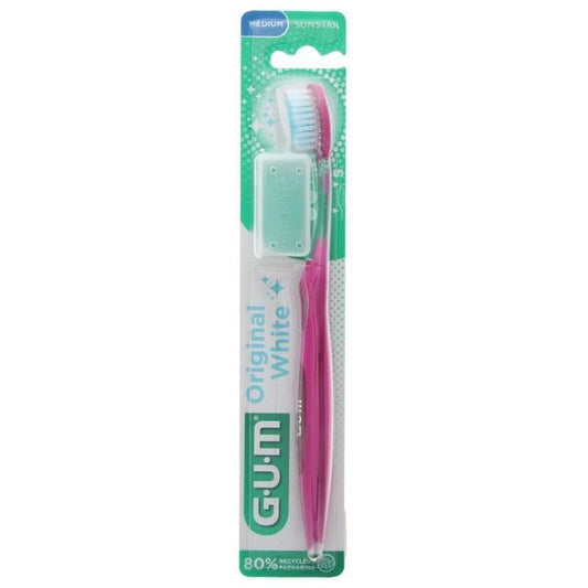 GUM Original White 563 Medium Toothbrush (Assorted Colors) Toothbrush Pasteur Pharmacy