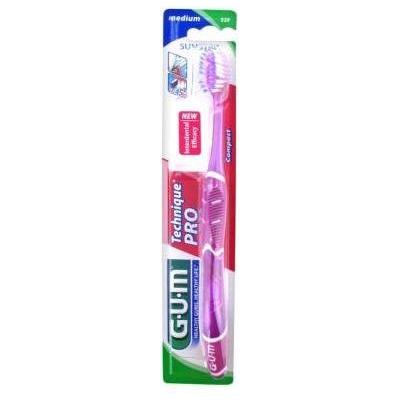 GUM Technique Pro 528 Medium Toothbrush Purple Medium Toothbrush Pasteur Pharmacy