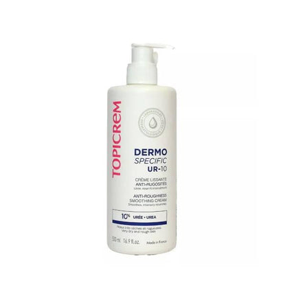 Crema hidratante corporal Topicrem - Crema alisadora anti-rugosidad para piel seca, sin parabenos, 16.91 fl oz