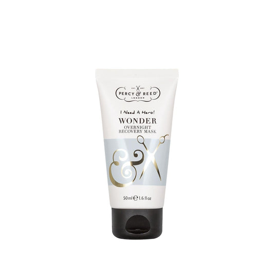 Percy & Reed I Need A Hero. Overnight Repairing Hair Mask: Restore Damaged Hair While You Sleep - Leave-In Treatment (1.69 fl oz)