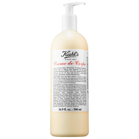 Crème de Corps: Loción corporal hidratante con escualano y manteca de cacao - Hidratación profunda, no grasa, sin parabenos - Ideal para piel seca