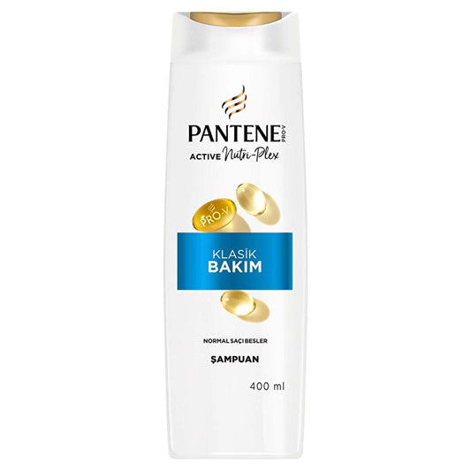 Champú Pantene Classic Clean: fórmula nutritiva Pro-V para cabello normal y mixto; champú de uso diario para un cabello sano y brillante