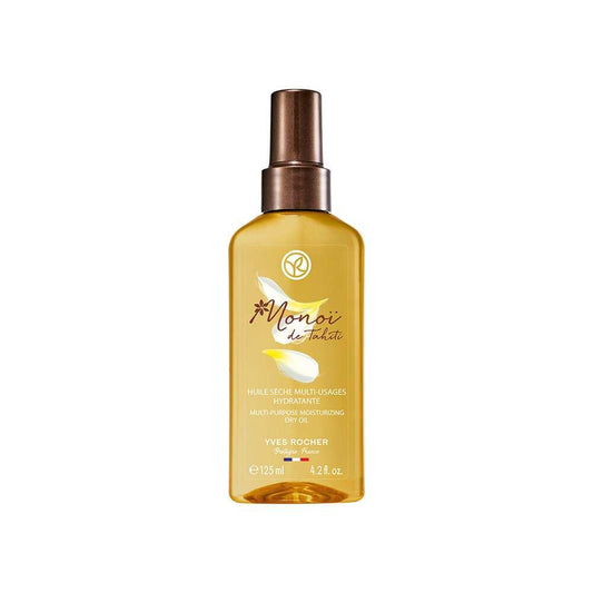 Yves Rocher Monoi Aromatic Oil for Skin - Tan Enhancer & Moisturizing Oil for After Sun Care
