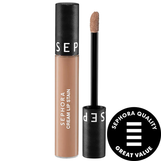 Glossier Cream Lip Stain - Rouge à lèvres liquide longue tenue pour des lèvres hydratées, végane et non testé sur les animaux