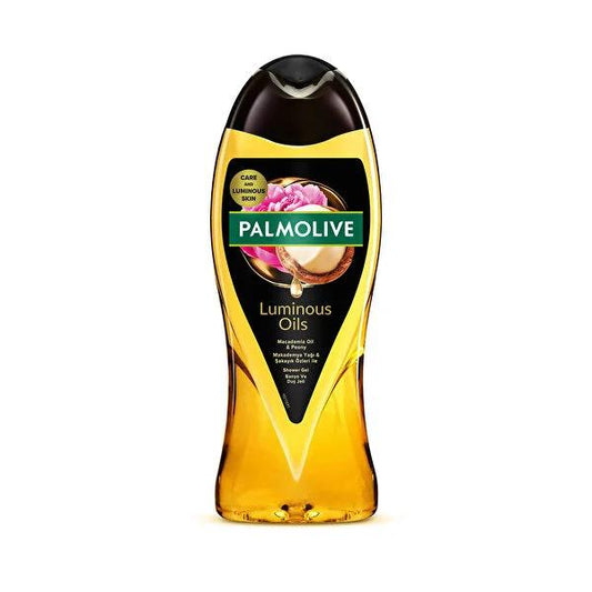 Gel douche Palmolive Luminous Oils à la noix de macadamia - Gel douche hydratant luxueux, 500 ml
