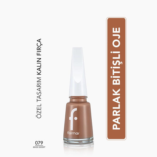 Flormar Nail Enamel High Pigment Polish 079 Beige Desert