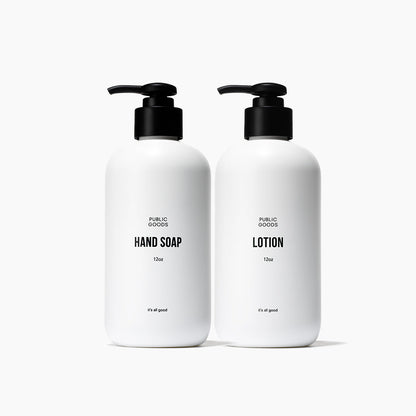 Ensemble savon pour les mains et lotion