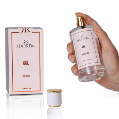 Tonique illuminateur à l’eau florale de rose Harrem, 110 ml