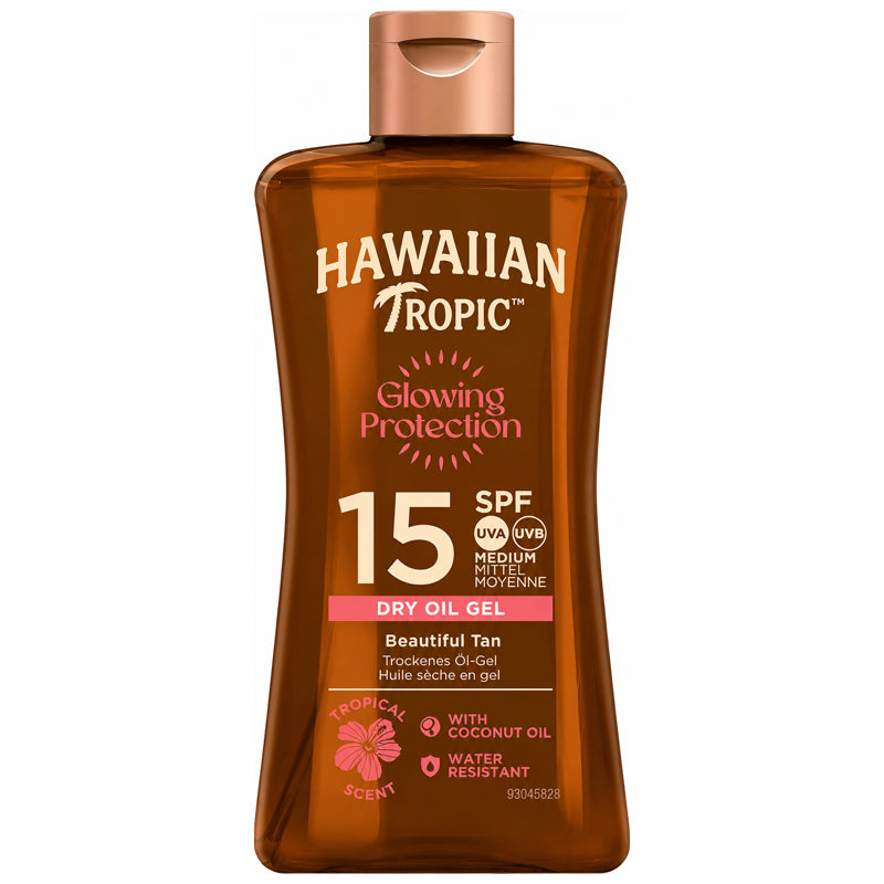 Huile solaire en spray Hawaiian Tropic Glowing Protection FPS 15 200 ml