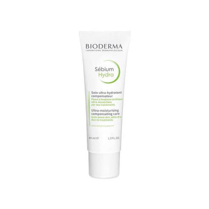 Bioderma Sébium Hydra: Crema hidratante facial intensa para pieles grasas, con tendencia acneica e irritadas | No comedogénico, reparación de la barrera cutánea