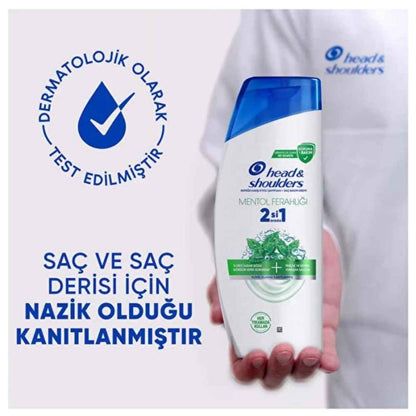 Shampooing et après-shampoing 2-en-1 Head & Shoulders Menthol Fresh 625 ml