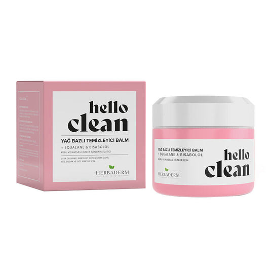 Bálsamo limpiador Herbaderm Hello Clean con escualano y bisabolol | 100 ml