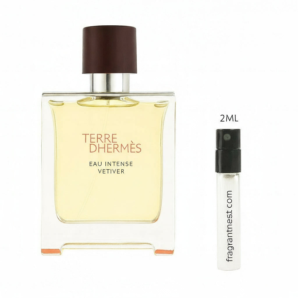 Terre D’Hermès Eau Intense Vétiver Eau De Parfum Travel Spray | Sample Fragrant Nest 2mL Sample (30 Sprays)