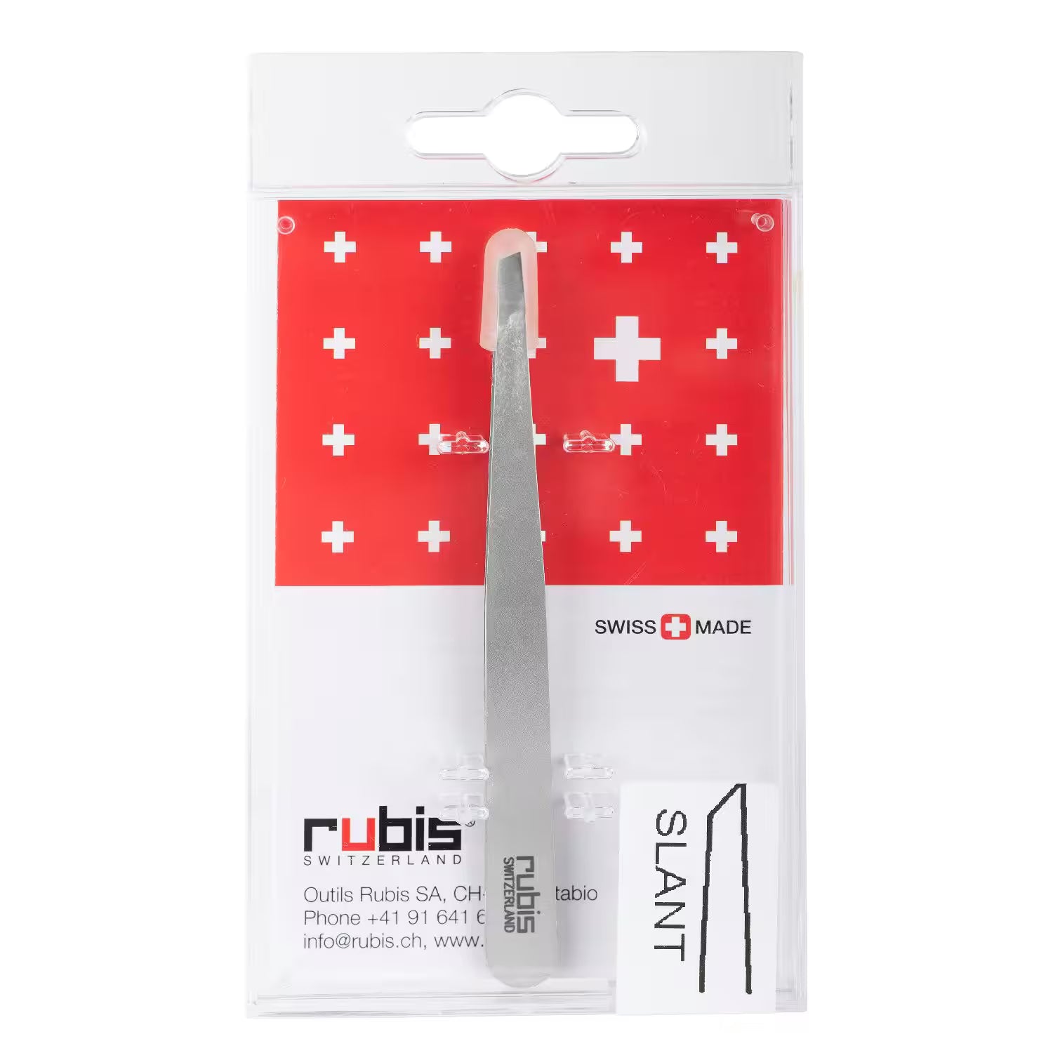 Rubis Switzerland Classic Slant Tip Tweezer Tweezers Pasteur Pharmacy