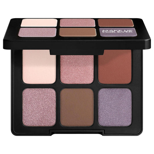 Mini paletas de sombras de ojos Artist To Go: paleta de sombras compacta, vegana y libre de crueldad animal, con 6 tonos