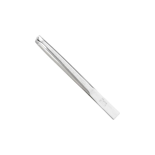 Credo Solingen Tweezer Lopsided Nickel Plated, 3 Inch Cosmetics Pasteur Pharmacy