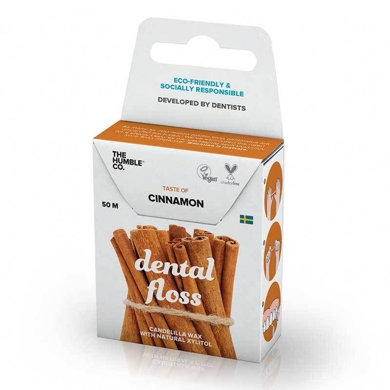 Humble Brush Cinnamon Dental Floss for Fresh Breath 50m