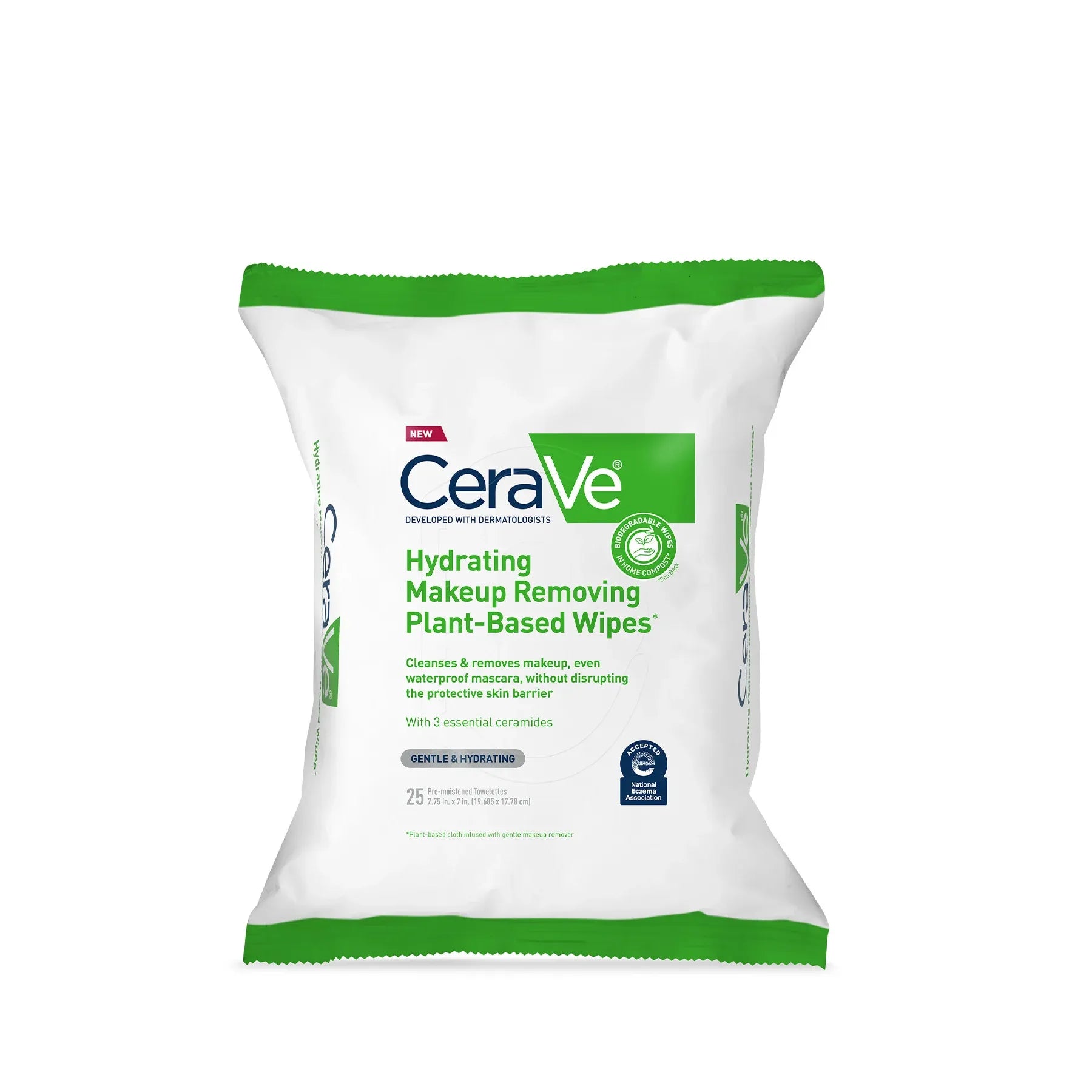 CeraVe Hydrating Makeup Removing Wipes (25 Count) Skin Care Pasteur Pharmacy