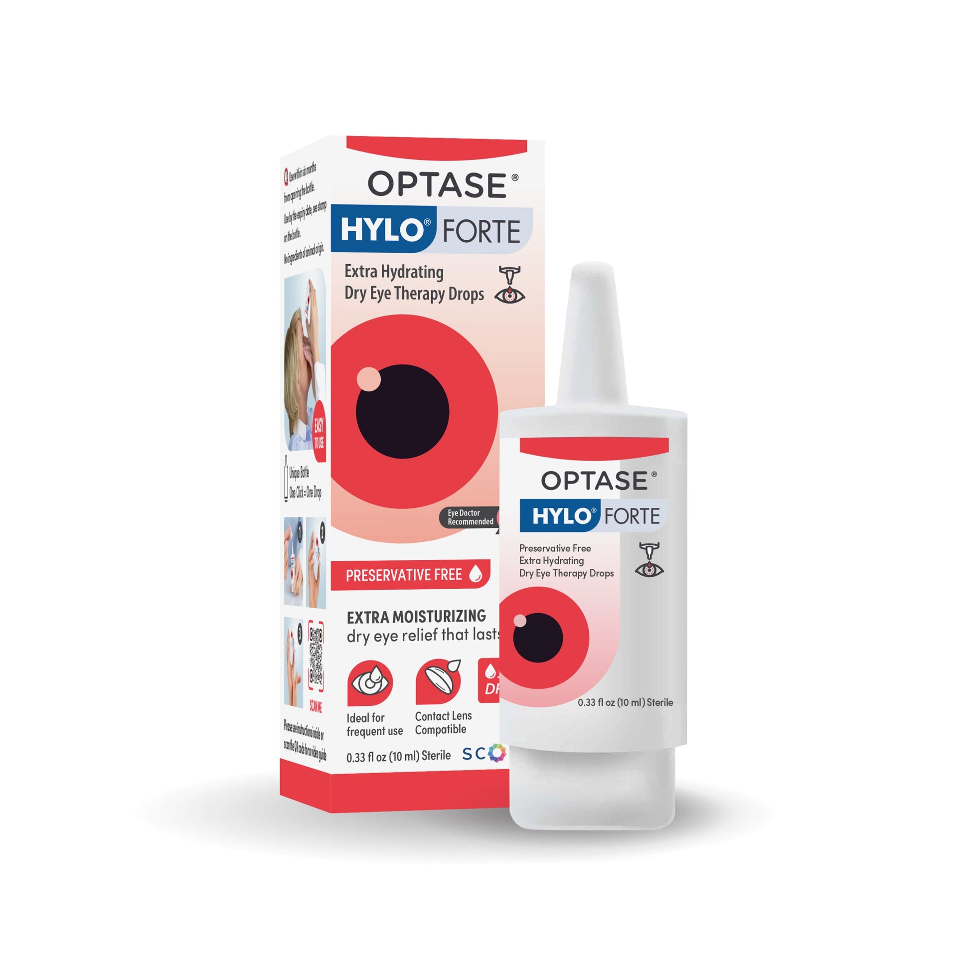 Opatase Hylo Forte Extra Hydrating Dry Eye Therapy Drops 10ml Eye Drops & Lubricants Pasteur Pharmacy