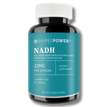 Hyperpower NADH Nicotinamida Adenina Dinucleótido 20 mg 60 Tabletas