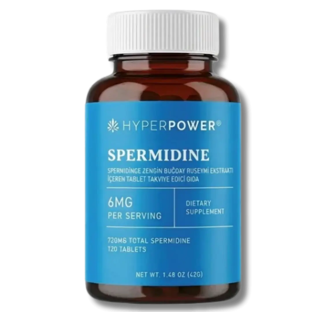 Hyperpower Spermidine 6 mg Dietary Supplement 120 Tablets