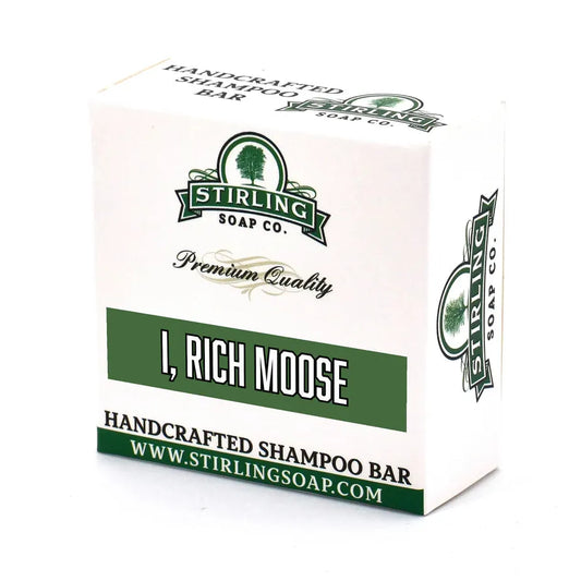 Stirling Soap Co. Shampoo Bar 3.8 oz Collection Shampoo Bar Pasteur Pharmacy l, Rich Moose