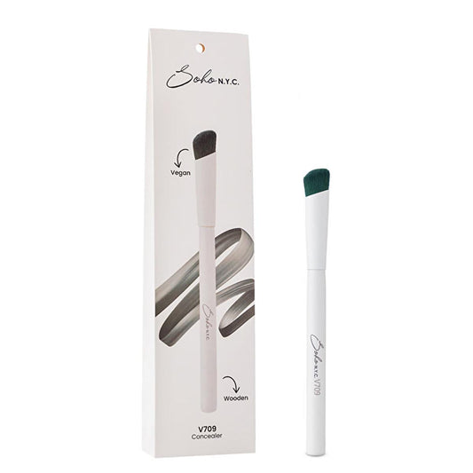 Soho N.Y.C. Vegan Concealer Brush - Eco-Friendly Makeup Tool for Precise Application