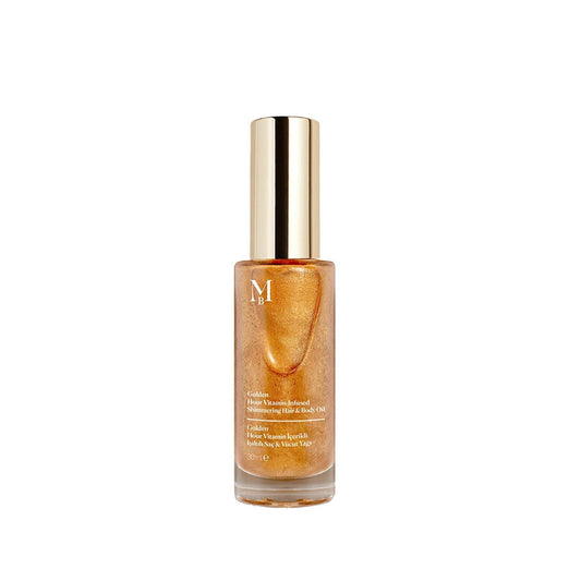 Misbahçe Vitamin-Infused Shimmering Hair and Body Oil for Nourished Skin and Hair - 30 ml