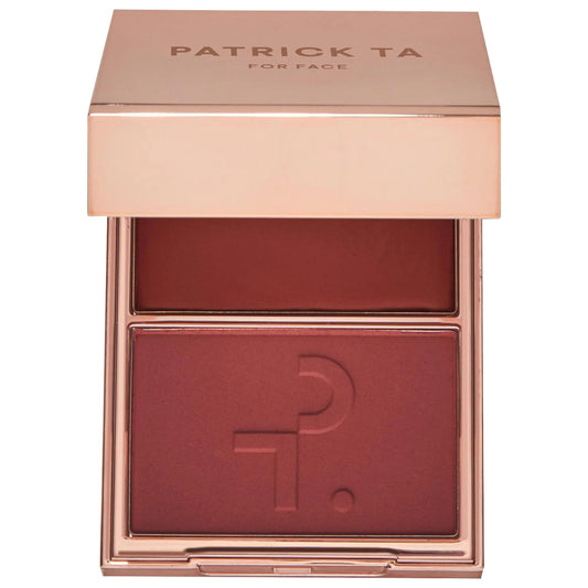 Major Headlines Double-Take Crème & Powder Blush Duo - Cruelty-Free, Gluten-Free Makeup Blush for Radiant Glow