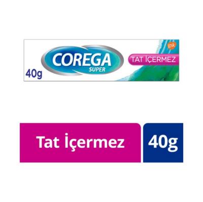 Crema adhesiva para prótesis dentales Corega - Sin sabor | 40g