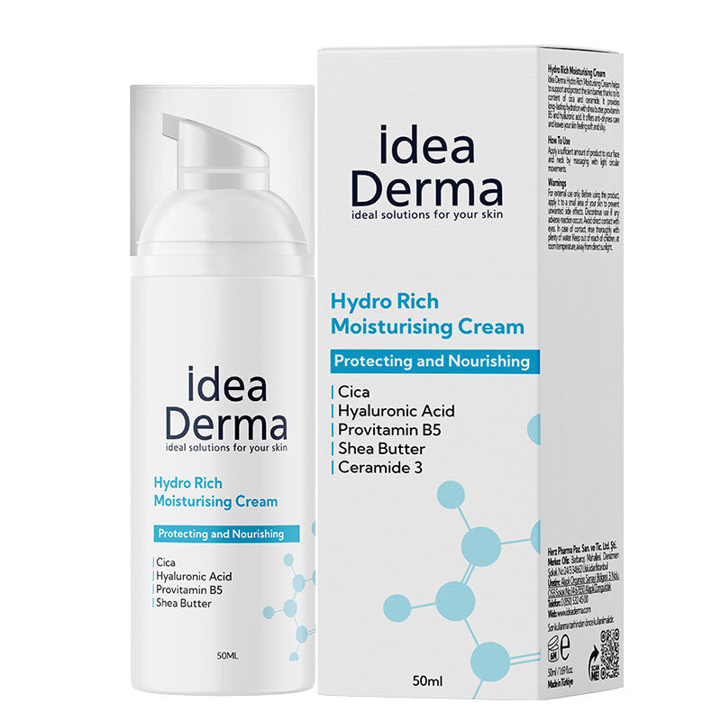 Crème hydratante riche Idea Derma pour peaux sèches 50 ml