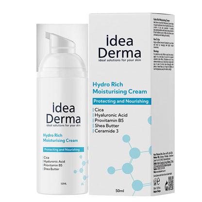Crème hydratante riche Idea Derma pour peaux sèches 50 ml
