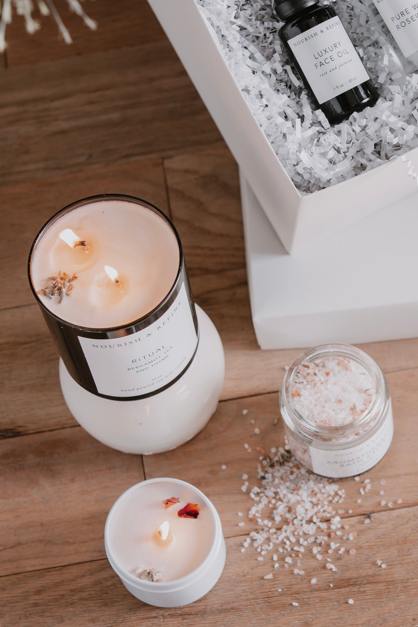 Nourish and Refine Ritual Candle Nontoxic Candles Nourish and Refine