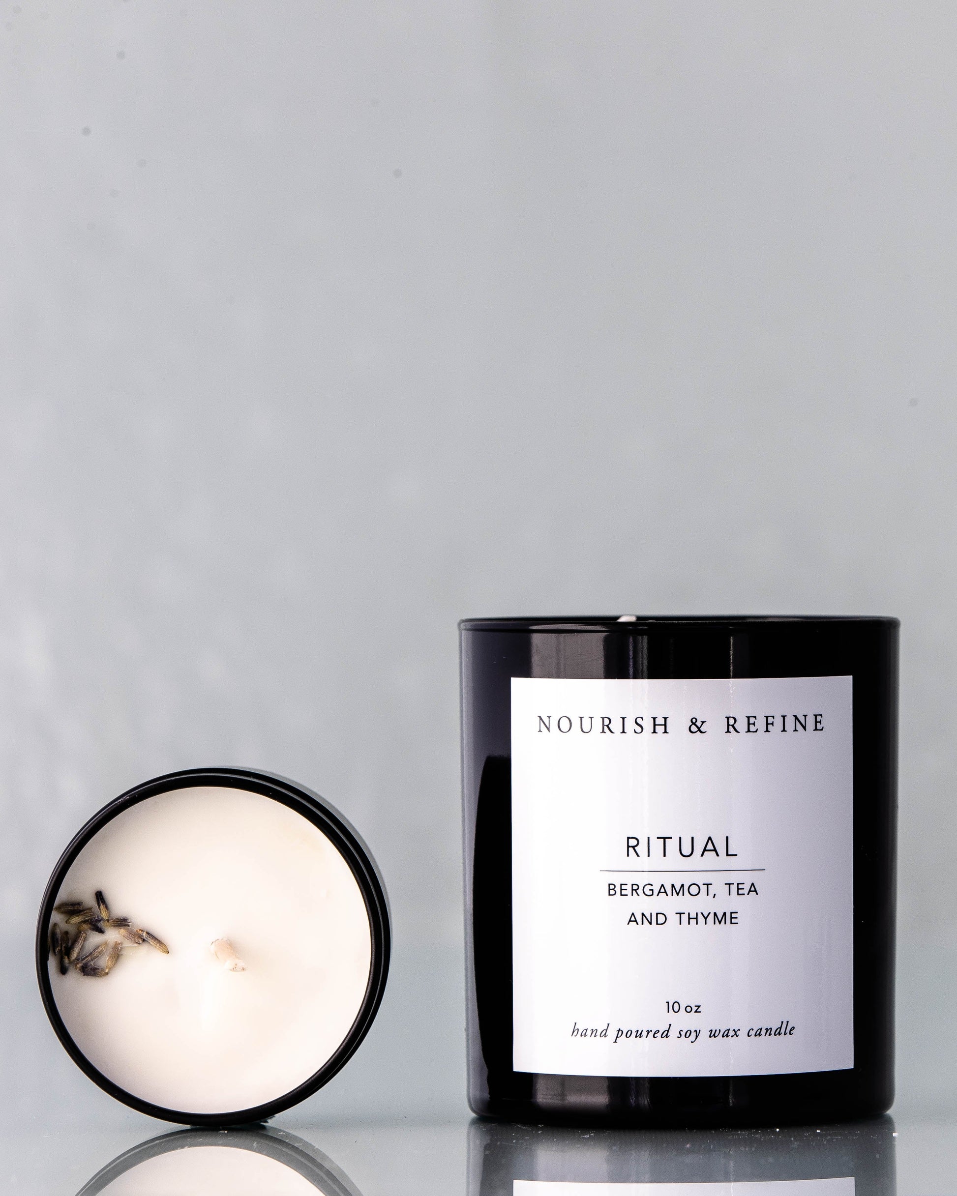 Nourish and Refine Ritual Candle Nontoxic Candles Nourish and Refine