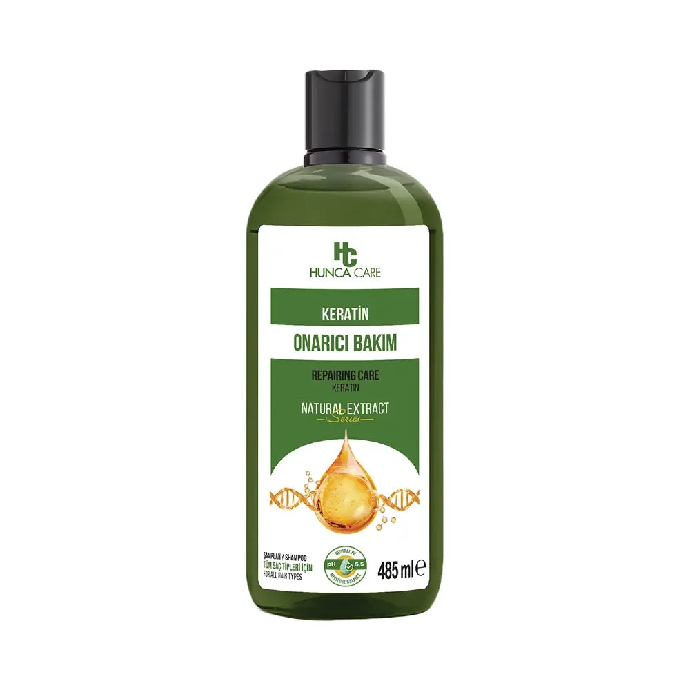 Hunca Care Keratin Shampoo for Stronger Hair 485ml