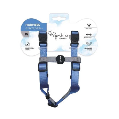 Arnés para perros M-Pets Gentle azul XS para razas pequeñas