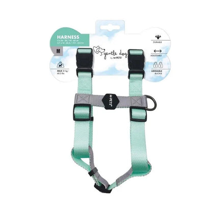 Harnais pour chien M-Pets Gentle vert taille M pour une promenade confortable