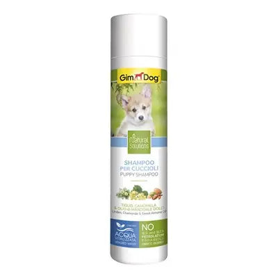 Shampoing pour chiots GimDog à la camomille et à l'huile d'amande 250 ml