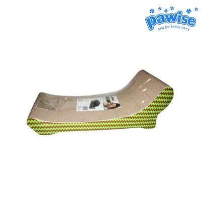 Pawise Chaise Lounge Cardboard Cat Scratcher for Play & Rest