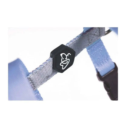 Harnais pour chien M-Pets Gentle Blue pour une marche confortable, taille moyenne