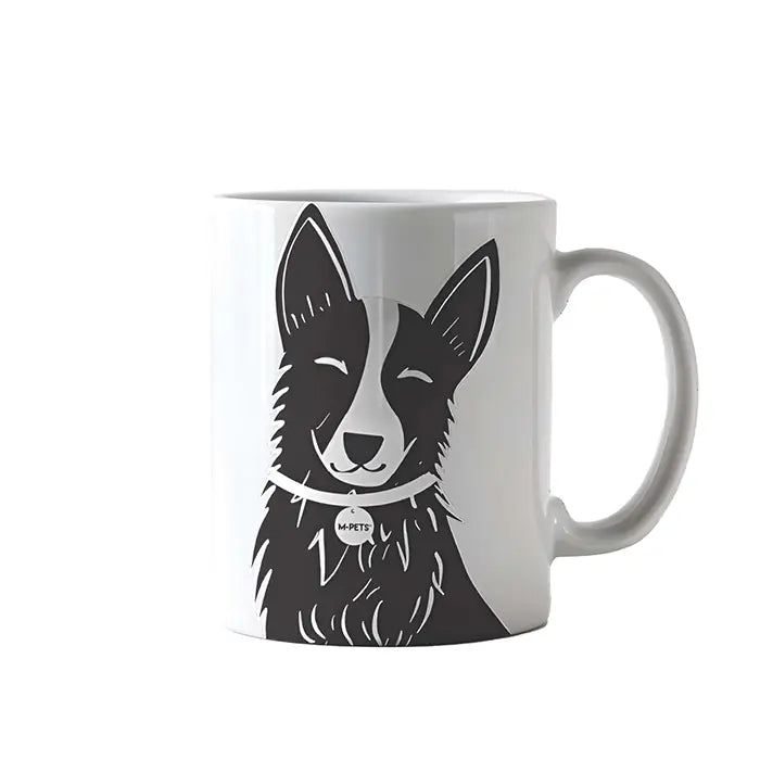 M-Pets Petjoy Luna Mug with Dog Illustrations 350ml