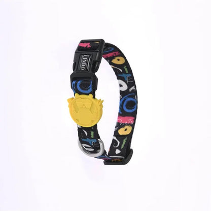Collar para perro Lindo Enjoy, elegante, ajustable, estampado, grande, 46-70 cm