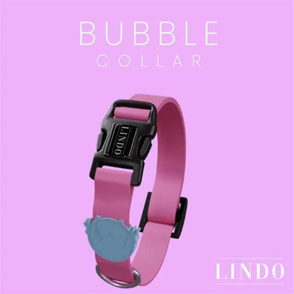 Collier pour chien Lindo Bubble élégant et réglable, petit modèle 30-44 cm