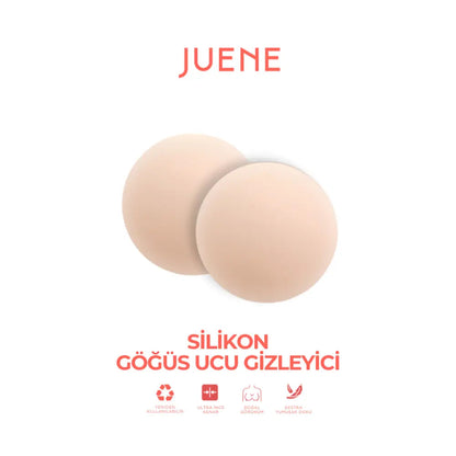 Juene Adhesive Silicone Nipple Covers for Smooth Coverage